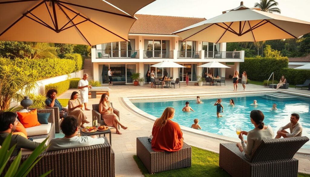 Benefits of booking a private villa for family reunions